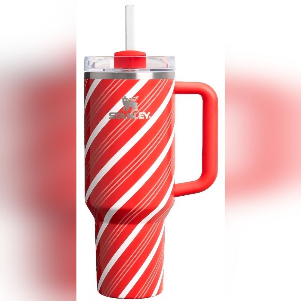 **NEW** Stanley 40 oz Tumbler CANDY CANE TWIST, Target Limited Holiday Exclusive